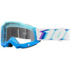 Lunettes de Motocross Accuri 2 à Lentille Claire 100% bleu et mauve