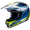 Casque de Motocross CL-XY2 Drift HJC jaune et noir, côté gauche