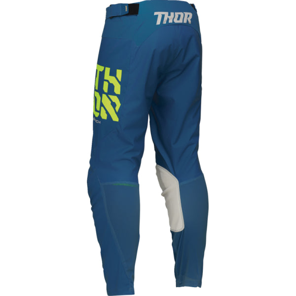 Pantalon de Motocross Launchmode Forge Junior Thor bleu, de dos
