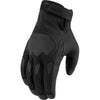 Gants de Moto Hooligan CE Femme Noir de l'extérieur