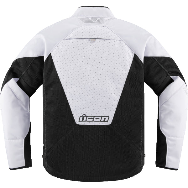 Manteau de Moto AF Mc Mesh Blanc, Dos