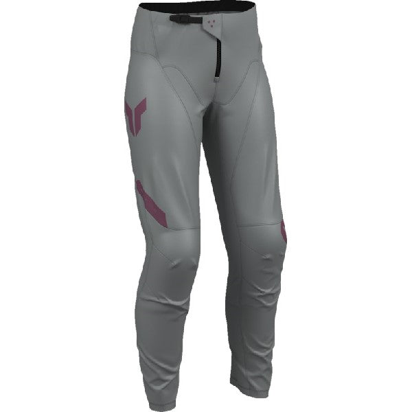 Pantalon de Motocross Ridemode Menace Femme/ thor/ gris mauve de face