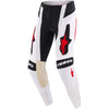 Pantalon de Motocross Techstar Knif Noir/Blanc/Rouge de face