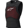 Veste de Protection de Motocross Bionic Plasma LT Noir/Rouge de face