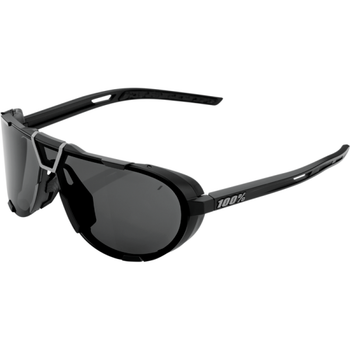 Lunettes de Soleil Performance Westcraft 100% noir, de 3/4