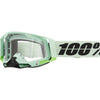 Lunettes de Motocross Racecraft 2 à Lentille Claire Vert