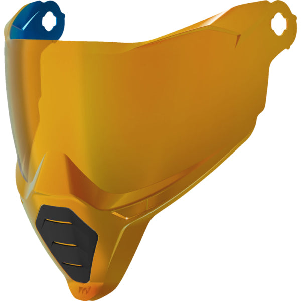 Visière de Moto Ultraflite™ Miroir Or Icon, Vue 3/4