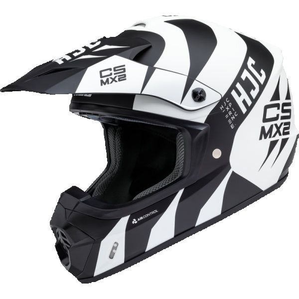 Casque de Motocross CS-MX2 Crox Blanc/Noir