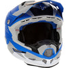 Casque de Motocross ATR-2 Fusion Bleu incliné de face