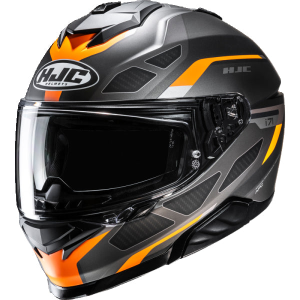 Casque Intégral de Moto I71 ZEST Noir/Orange