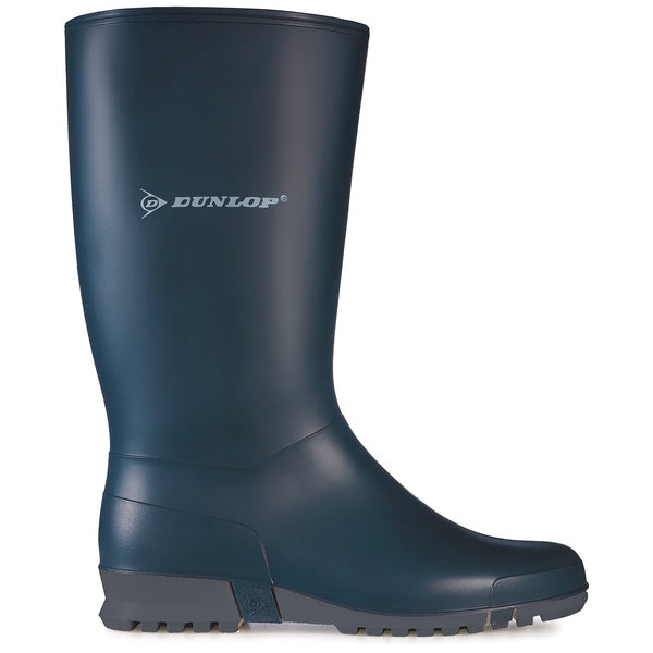 Bottes de pluie Dunlop Sport Femme Bleu, Vue Extérieur 