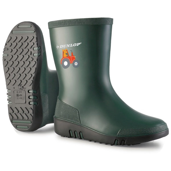Bottes de pluie Dunlop Mini Enfant Vert