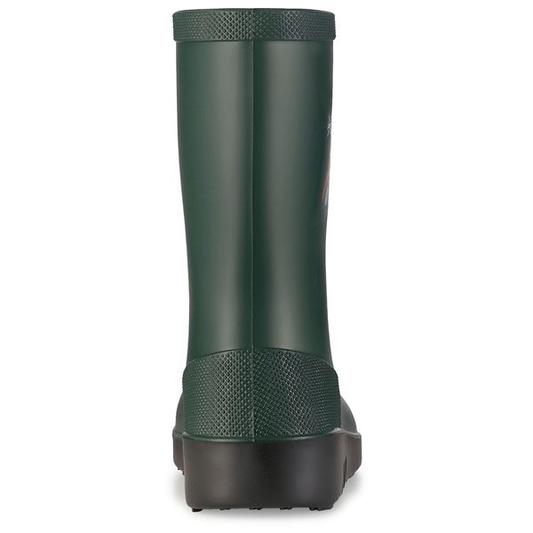 Bottes de pluie Dunlop Mini Enfant Vert, de dos