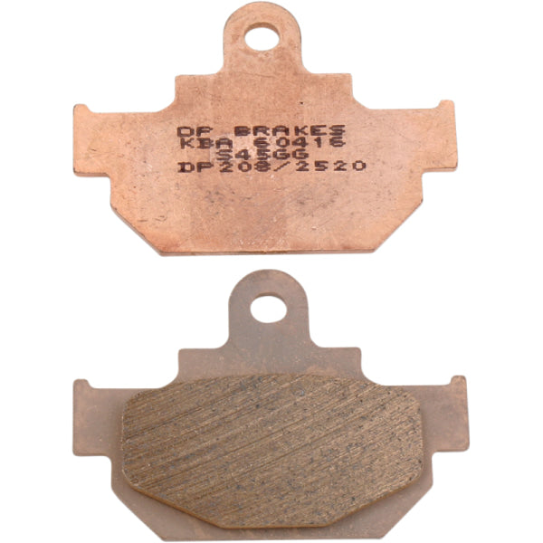 Plaquette de Frein en Métal Fritté Standard Avant et Arrière DP Brakes, DP208