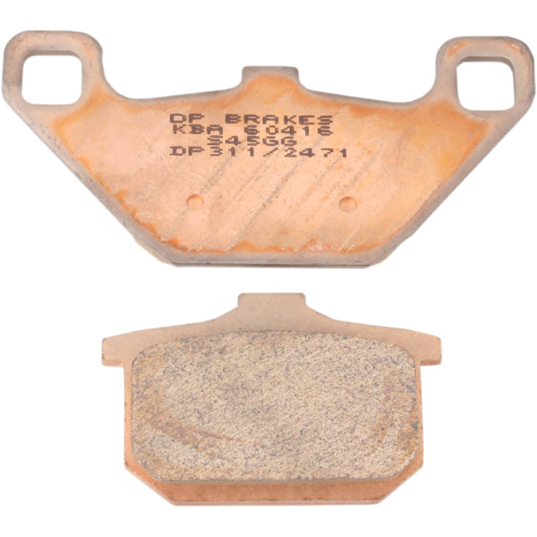 Plaquette de Frein en Métal Fritté Standard Avant et Arrière DP Brakes, DP311