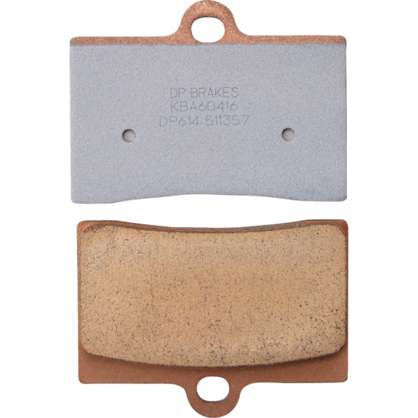 Plaquette de Frein en Métal Fritté Standard Avant et Arrière DP Brakes, DP614