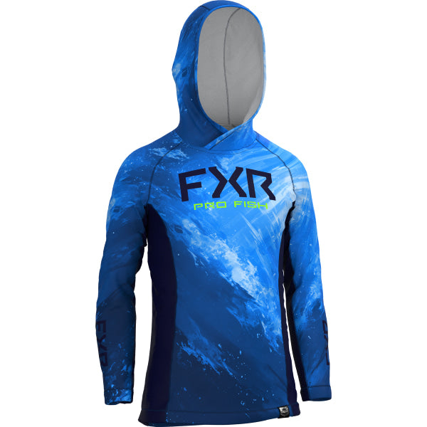 Coton Ouaté Derby UPF Junior FXR bleu, de face