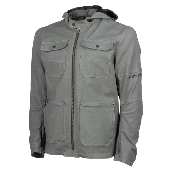 Manteau de Moto Dogs of War 2.0/Speed and Strength /gris de face