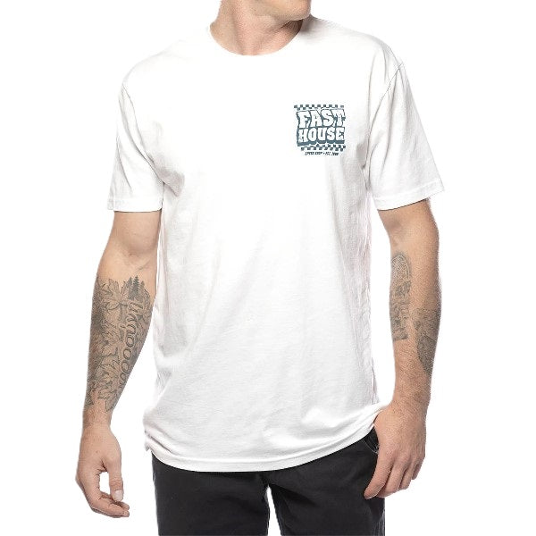 T-Shirt Drive-In/Fasthouse/blanc de face