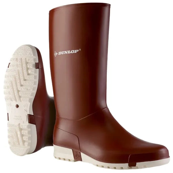 Bottes de pluie Dunlop Sport Femme Bordeaux