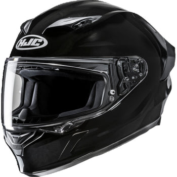 Casque Intégral de Moto i11 Solid Noir, de face