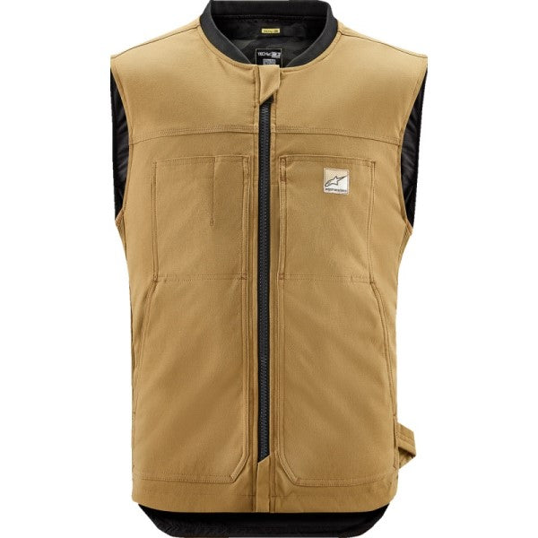 Veste Airbag Tech-Air® 3 V2 Canvas Brun, de face