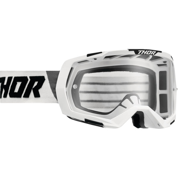 Lunettes de motocross Regiment blanc noir