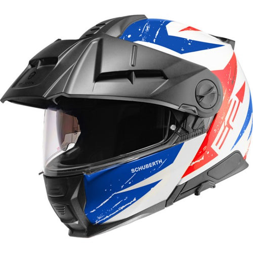 Casque de Moto Modulaire E2 Explorer Bleu