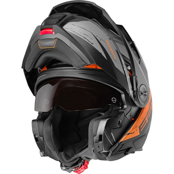 Casque de Moto Modulaire E2 Explorer Orange