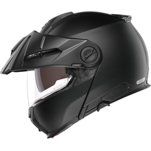 Casque de Moto Modulaire E2 Noir Mat Gauche