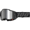 Lunettes de Motocross Accuri 2 Lentille Miroir 100% noir et gris