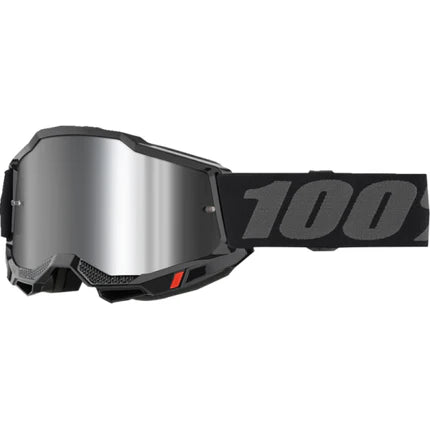 Lunettes de Motocross Accuri 2 Noir/Gris Lentille Miroir