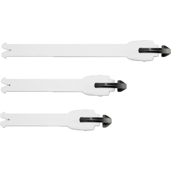 Sangle à Boucle Tech 3S 18-Up Junior, Blanc/Noir