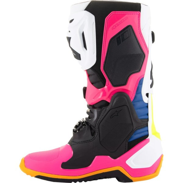 Bottes de Motocross Tech 10 Daytona Coast - Édition Limitée Blanc/Multicolore de droite