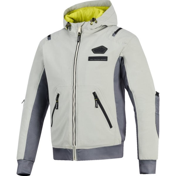 Veste de Moto Moblast WP Gris, de face