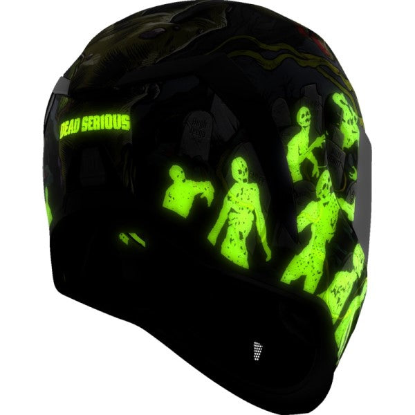 Casque Intégral de Moto Airform MIPS Dead Serious Multicolore Fluorescent incliné de dos