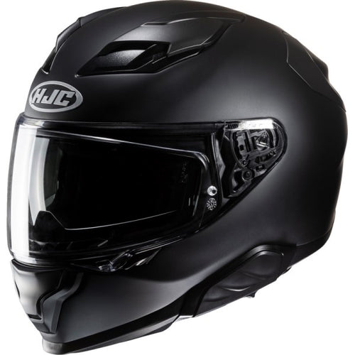 Casque Intégral de Moto F71 Solid Semi-Mat Noir de droite