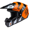 Casque de Motocross CS-MX2 Crox Noir/Orange