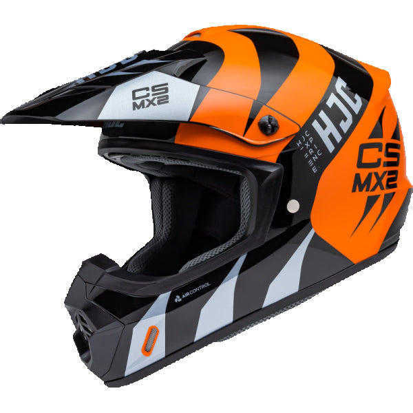Casque de Motocross CS-MX2 Crox Noir/Orange