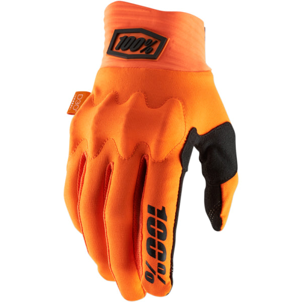 Gants de Motocross Cognito D30 100% orange et noir