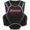 Plastron de Moto Field Armor Softcore noir, de face