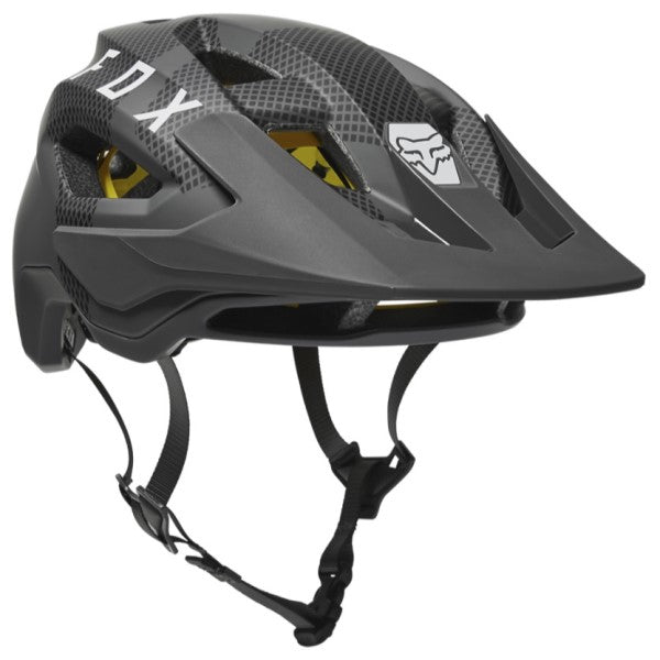 Casque Ouvert de Vélo Speedframe Camo | Noir, de face 