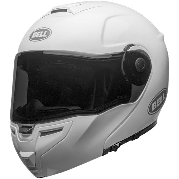 Casque Modulaire de Moto SRT Blanc incliné de droite