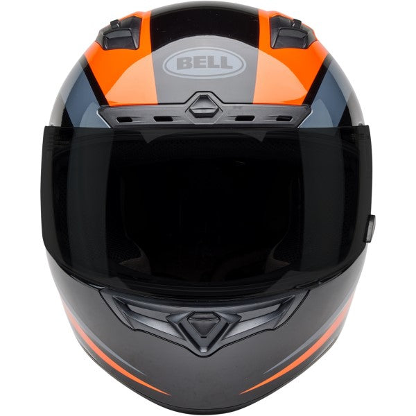 Casque Intégral de Moto Qualifier DLX MIPS Blitz Gris/Orange de face