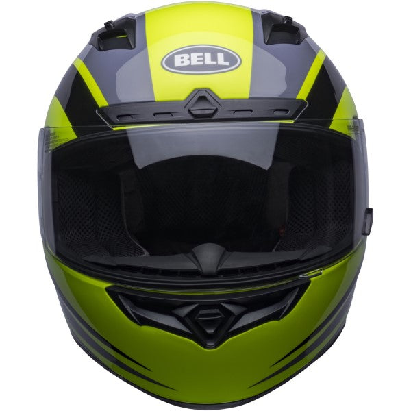 Casque Intégral de Moto Qualifier DLX MIPS Blitz Gris/Vert de face