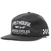 Casquette Elevate Fasthouse/noir de face