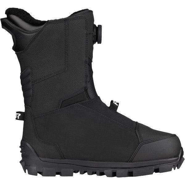 Bottes de Motoneige Elevation BOA Noir de gauche