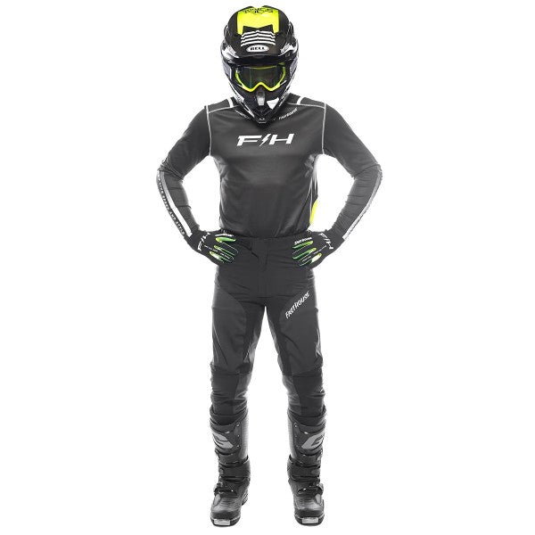 Pantalon de Motocross Elrod Nitro Haute visibilité/Noir