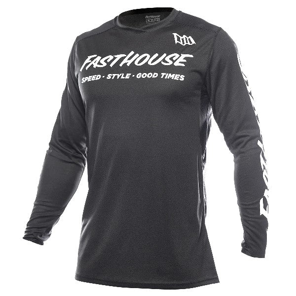 Chandail de Motocross Elrod Torque/Fasthouse/ Noir de face