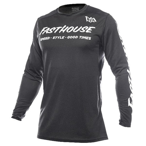 Chandail de Motocross Elrod Torque/Fasthouse/ Noir de face